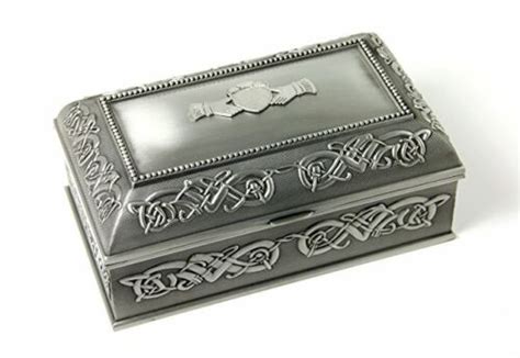 Jewelry Box with Irish Claddagh Design 